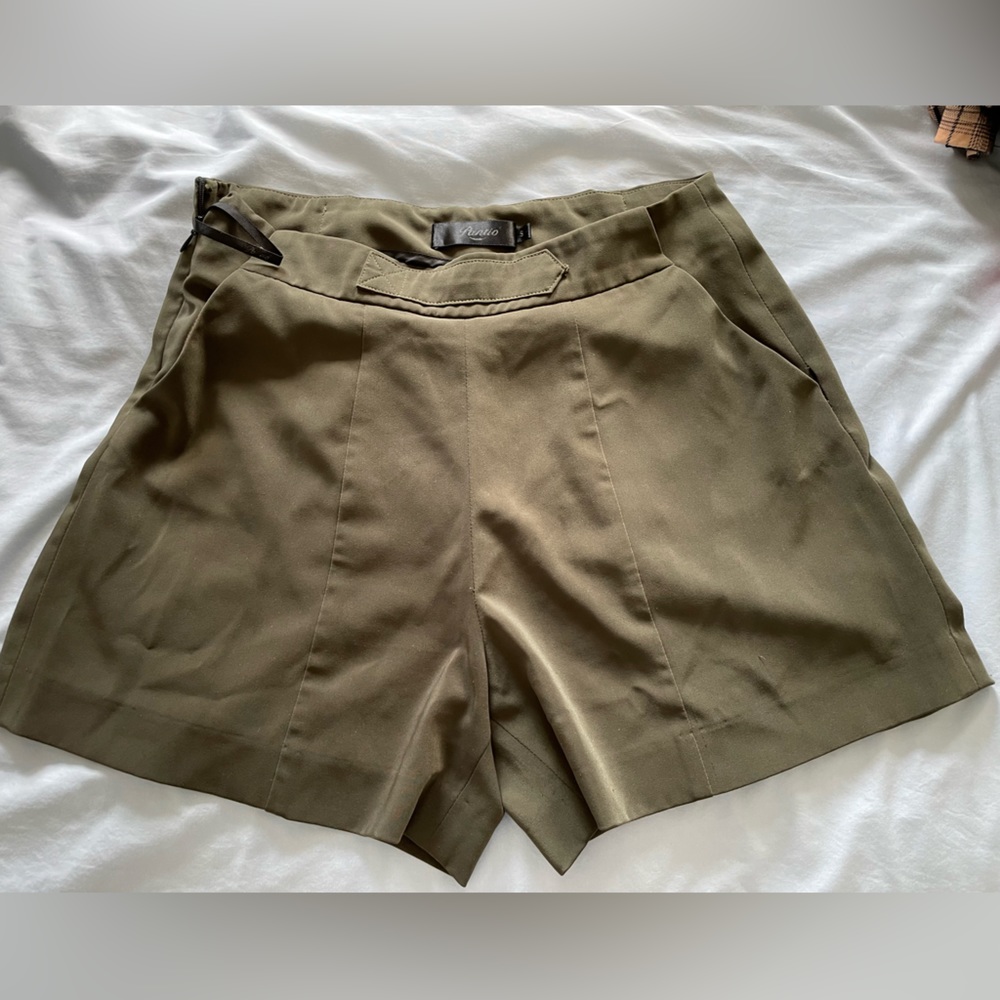 Green shorts